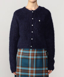 Gymphlex | シャギーニット ショートカーディガン WOMEN