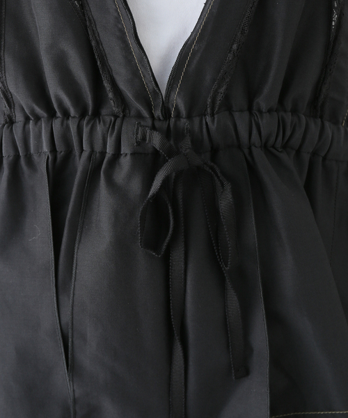 leur logette(ルルロジェッタ)の「【leur logette/ルールロジェット】 airy taffeta camisole dress 06659(ワンピース・レディース・ブラック・1)」の10枚目の写真
