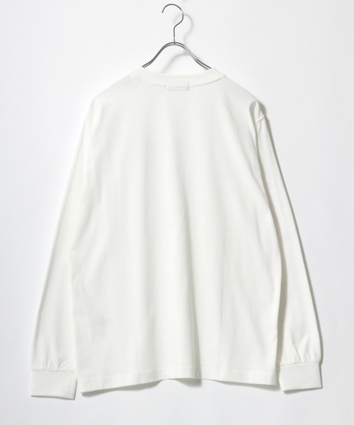 LOGOS(ロゴス)の「LOGOS/ロゴス ボックスロゴプリント ロンT 長袖 レディース メンズ(Tシャツ/カットソー・メンズ・ベージュ/レンガ/オフホワイト/ダークグリーン/ブルーグリーン/カーキ/ブラック/ネイビー・M/L/LL)」の10枚目の写真