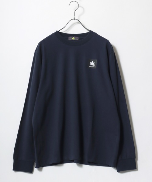 LOGOS(ロゴス)の「LOGOS/ロゴス ボックスロゴプリント ロンT 長袖 レディース メンズ(Tシャツ/カットソー・メンズ・ベージュ/レンガ/オフホワイト/ダークグリーン/ブルーグリーン/カーキ/ブラック/ネイビー・M/L/LL)」の16枚目の写真