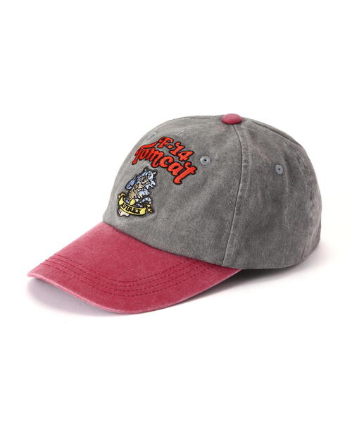 AVIREX（アヴィレックス）の「TOM CAT PIGMENT LOW CAP / トムキャット ピグメント ロウ キャップ / AVIREX / アヴィレックス（キャップ・メンズ・ブラック/ベージュ/ネイビー/チャコールグレー・F）」の16枚目の写真