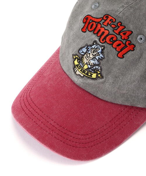 AVIREX（アヴィレックス）の「TOM CAT PIGMENT LOW CAP / トムキャット ピグメント ロウ キャップ / AVIREX / アヴィレックス（キャップ・メンズ・ブラック/ベージュ/ネイビー/チャコールグレー・F）」の11枚目の写真