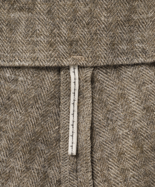 Ms BRAQUE for BOUCLE リネンウールヘリンボン オーバーオール