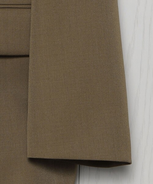 H　BEAUTY&YOUTH UNITED ARROWS（エイチビューティーアンドユースユナイテッドアローズ）の「＜H＞ギャバ ダブルブレストジャケット（テーラードジャケット・レディース・モカ/ブラック・S）」の7枚目の写真