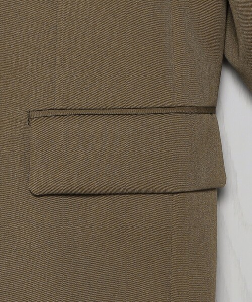 H　BEAUTY&YOUTH UNITED ARROWS（エイチビューティーアンドユースユナイテッドアローズ）の「＜H＞ギャバ ダブルブレストジャケット（テーラードジャケット・レディース・モカ/ブラック・S）」の9枚目の写真