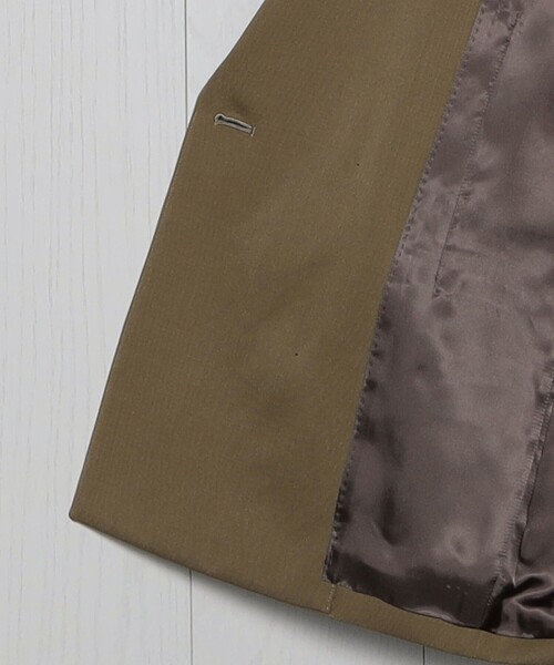 H　BEAUTY&YOUTH UNITED ARROWS（エイチビューティーアンドユースユナイテッドアローズ）の「＜H＞ギャバ ダブルブレストジャケット（テーラードジャケット・レディース・モカ/ブラック・S）」の10枚目の写真