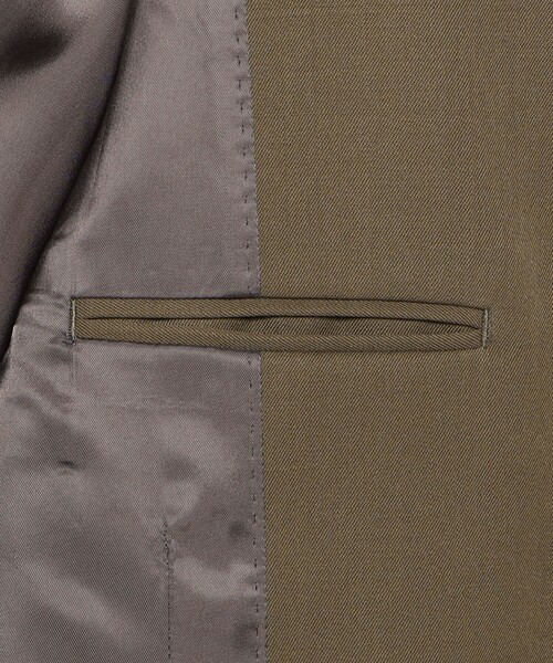 H　BEAUTY&YOUTH UNITED ARROWS（エイチビューティーアンドユースユナイテッドアローズ）の「＜H＞ギャバ ダブルブレストジャケット（テーラードジャケット・レディース・モカ/ブラック・S）」の12枚目の写真