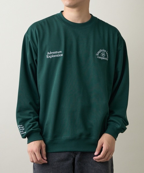 CIAOPANIC TYPY（チャオパニックティピー）の「刺繍ロンTee（Tシャツ/カットソー・メンズ・ライトグレー/グリーン/ネイビー/ブラック・MEDIUM/LARGE）」の10枚目の写真