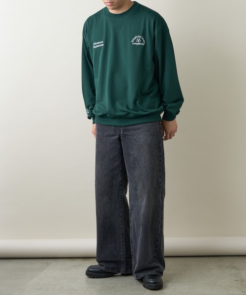 CIAOPANIC TYPY（チャオパニックティピー）の「刺繍ロンTee（Tシャツ/カットソー・メンズ・ライトグレー/グリーン/ネイビー/ブラック・MEDIUM/LARGE）」の16枚目の写真