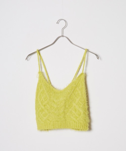 MIX PATTERN KNIT BUSTIER