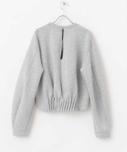 ELENDEEK（エレンディーク）の「ELENDEEK　TUCK HEM CROPPED CS（その他トップス・レディース・オフホワイト/グレー・FREE）」の6枚目の写真