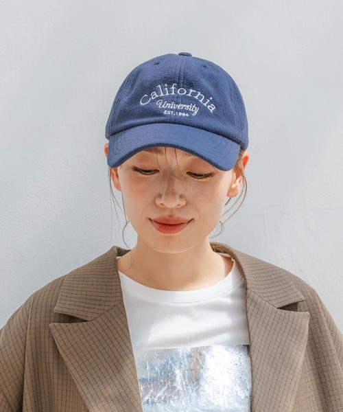 LAKOLE（ラコレ）の「フリースロゴキャップ / 137408（キャップ・レディース・ネイビー/グリーン/オフホワイト・FREE）」の3枚目の写真