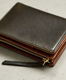 A_W（アウ）の「折財布 二つ折り メンズ コンパクト 本革 レザー 大容量 AP-002（財布）」