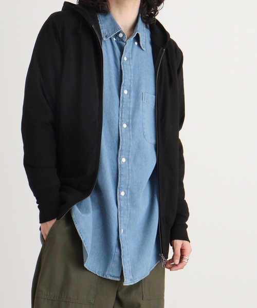 TRUSS(トラス)の「TRUSS ジャージージップパーカ(パーカー・メンズ・ネイビー/ヘザーグレー/オフホワイト/ブラック・S/XL/M/L/XS)」の9枚目の写真