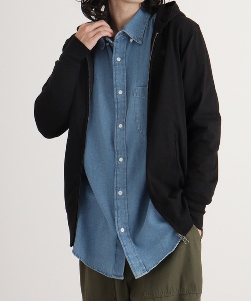 TRUSS(トラス)の「TRUSS ジャージージップパーカ(パーカー・メンズ・ネイビー/ヘザーグレー/オフホワイト/ブラック・S/XL/M/L/XS)」の10枚目の写真