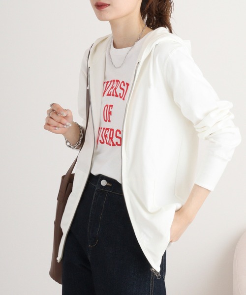 TRUSS(トラス)の「TRUSS ジャージージップパーカ(パーカー・メンズ・ネイビー/ヘザーグレー/オフホワイト/ブラック・S/XL/M/L/XS)」の19枚目の写真