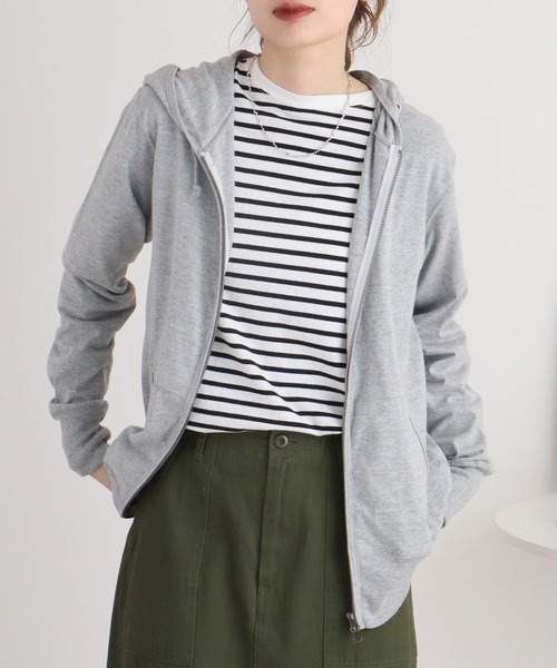 TRUSS(トラス)の「TRUSS ジャージージップパーカ(パーカー・メンズ・ネイビー/ヘザーグレー/オフホワイト/ブラック・S/XL/M/L/XS)」の14枚目の写真