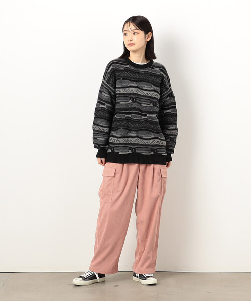 Purple&Yellow（パープルアンドイエロー）の「３Ｄニットプルオーバー（ニット/セーター・メンズ・アイボリー/ブラック・SMALL/MEDIUM/LARGE）」の12枚目の写真