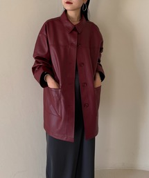 CE'E_SE'E（シーシー）の「シンセティックレザージャケット（ブルゾン