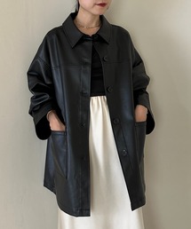 CE'E_SE'E | シンセティックレザージャケット(ブルゾン)