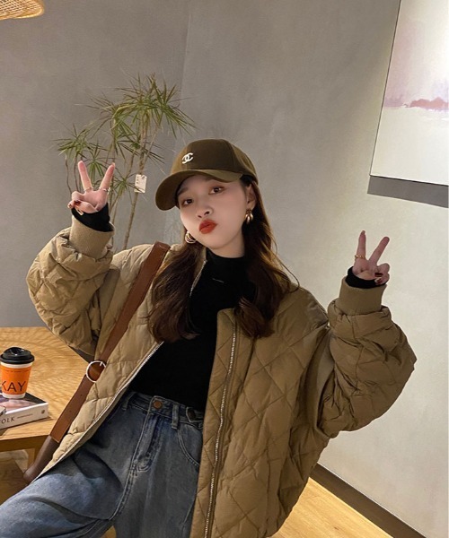 kirakiraShop(キラキラショップ)の「フリース モックネック ロング カットソー(ニット/セーター・レディース・ブラック/クリーム/オレンジ/ホワイト/ブラウン・FREE)」の16枚目の写真