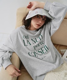 titivate | クルーネックルーズスウェットプルオーバー(スウェット)