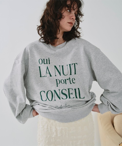 titivate（ティティベイト）の「クルーネックルーズスウェットプルオーバー（スウェット・レディース・グレー/グレー系その他/ピンク系その他/ネイビー/オートミール・FREE）」の16枚目の写真