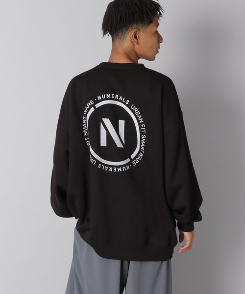 NUMERALS（ヌメラルズ）の「【NUMERALS】裏起毛プリントクルーネックプルオーバー（スウェット・メンズ・オフホワイト/ブラック/カーキ/オレンジ・MEDIUM/LARGE）」の10枚目の写真