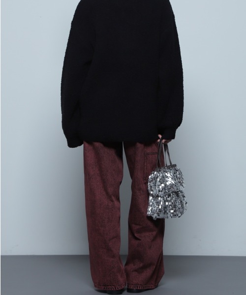 Casselini（キャセリーニ）の「(CASSELINI)スパンコールミニハンドバッグ（ハンドバッグ・レディース・シルバー/ブラック・FREE）」の3枚目の写真