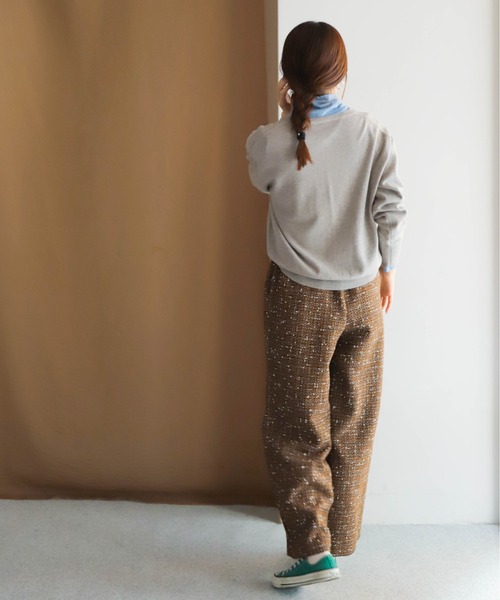 パープルリブの服 リブニット TC14G0×0リブ（TC0×0ニット） D357.濃い紫 09Bo33_