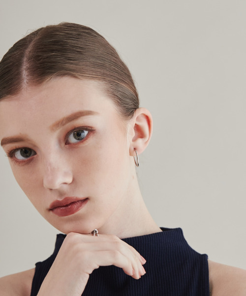 ciite' surgical stainless（シーテサージカルステンレス）の「【 金属アレルギー対応 】 シンプルフープイヤリング サージカルステンレス   (両耳用)（イヤリング・レディース・シルバー/ゴールド/ピンクゴールド・21/12/15 ）」の15枚目の写真