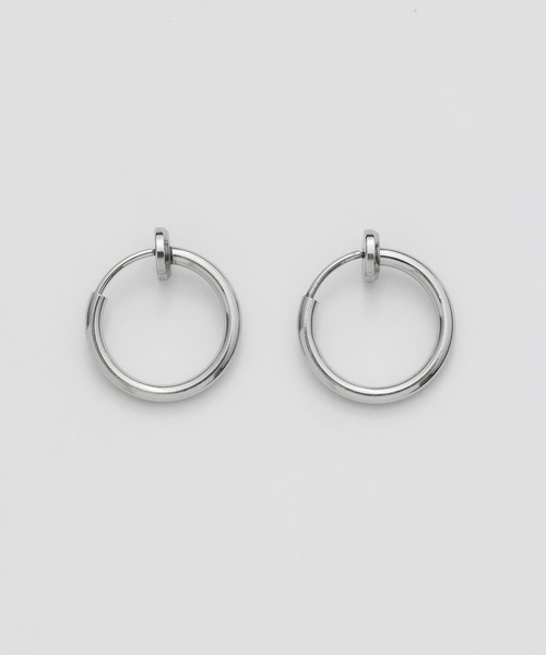 ciite' surgical stainless（シーテサージカルステンレス）の「【 金属アレルギー対応 】 シンプルフープイヤリング サージカルステンレス   (両耳用)（イヤリング・レディース・シルバー/ゴールド/ピンクゴールド・21/12/15 ）」の22枚目の写真