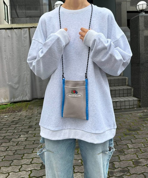 FRUIT OF THE LOOM（フルーツオブザルーム）の「FRUIT OF THE LOOM / FTL FREECE SHOULDER BAG / 80677800（ショルダーバッグ・レディース・オレンジ/グリーン/ピンク/ブラウン/ネイビー/グレー・ONESIZE）」の2枚目の写真