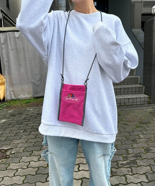 FRUIT OF THE LOOM（フルーツオブザルーム）の「FRUIT OF THE LOOM / FTL FREECE SHOULDER BAG / 80677800（ショルダーバッグ・レディース・オレンジ/グリーン/ピンク/ブラウン/ネイビー/グレー・ONESIZE）」の5枚目の写真