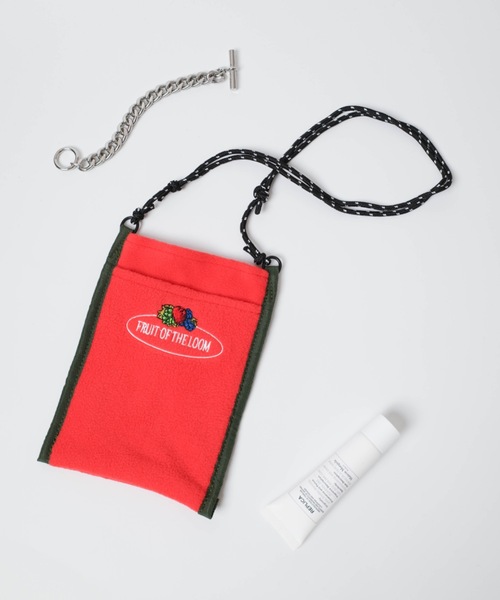 FRUIT OF THE LOOM（フルーツオブザルーム）の「FRUIT OF THE LOOM / FTL FREECE SHOULDER BAG / 80677800（ショルダーバッグ・レディース・オレンジ/グリーン/ピンク/ブラウン/ネイビー/グレー・ONESIZE）」の6枚目の写真