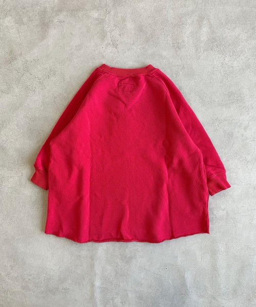 BIG FIELD（ビッグフィールド）の「ピグメントラグランワンピース（ワンピース・キッズ・レッド/カーキ/サンドベージュ・120/110/100/90/150/140/130）」の5枚目の写真