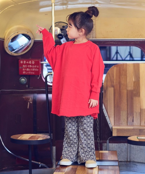 BIG FIELD（ビッグフィールド）の「ピグメントラグランワンピース（ワンピース・キッズ・レッド/カーキ/サンドベージュ・120/110/100/90/150/140/130）」の13枚目の写真