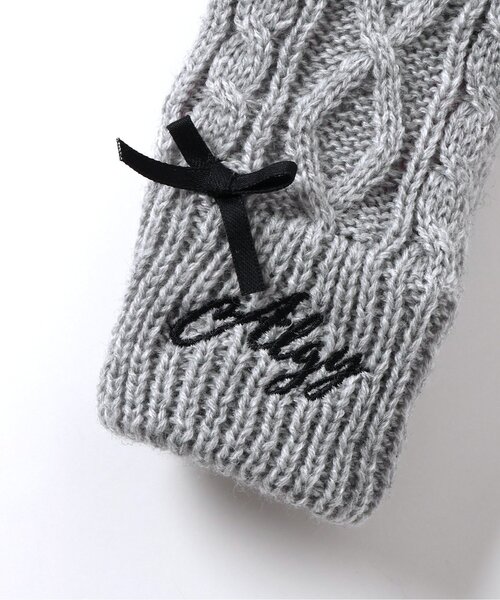 algy（アルジー）の「【スマホ対応】りぼん手袋（手袋・キッズ・ピンク/ブラック/グレー・FREE）」の16枚目の写真