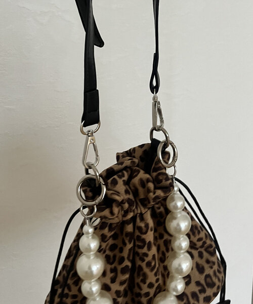 prose verse（プロズヴェール）の「パールハンドルレオパードショルダーバッグ（ショルダーバッグ・レディース・ブラウン・FREE）」の10枚目の写真