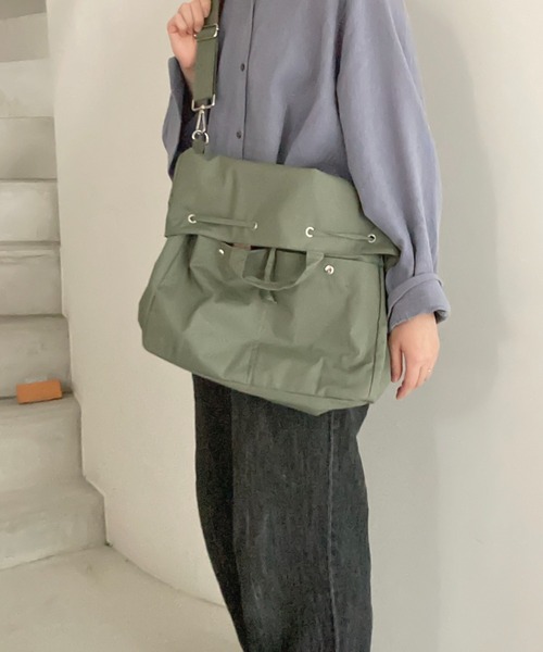 EARTH MADE(アースメイド)の「TFM 3WAY BACKPACK(バックパック/リュック・メンズ・ブラック/ベージュ/カーキ・FREE)」の12枚目の写真
