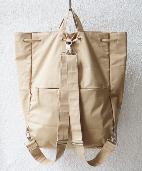 EARTH MADE(アースメイド)の「TFM 3WAY BACKPACK(バックパック/リュック・メンズ・ブラック/ベージュ/カーキ・FREE)」の6枚目の写真