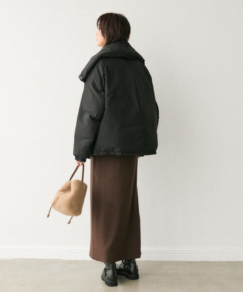 リヴドロワダークブラウン ダウンジャケット