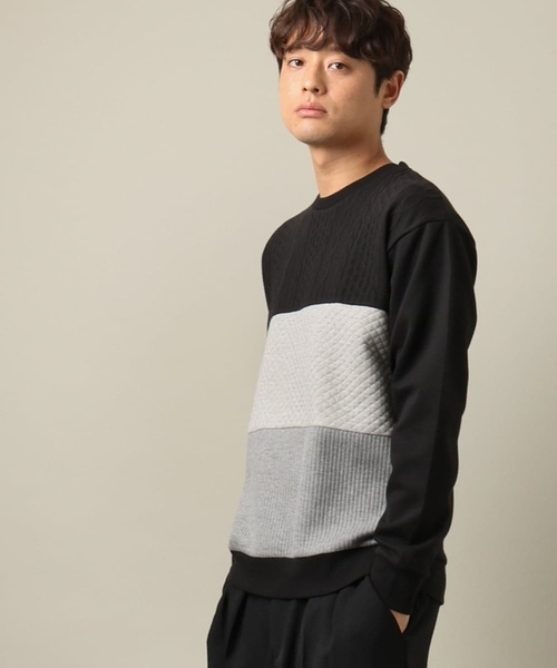 a.v.v（アーヴェヴェ）の「【大人に着映える】フクレジャカードプルオーバー（Tシャツ/カットソー・メンズ・アイボリー/ブラック/ホワイト・44/46/48/50/52）」の3枚目の写真