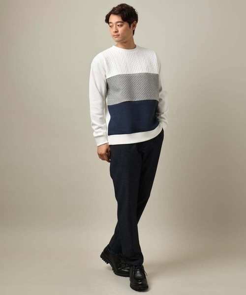 a.v.v（アーヴェヴェ）の「【大人に着映える】フクレジャカードプルオーバー（Tシャツ/カットソー・メンズ・アイボリー/ブラック/ホワイト・44/46/48/50/52）」の11枚目の写真