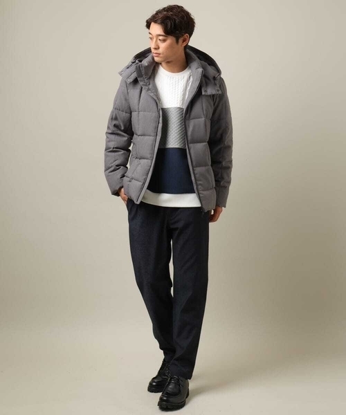 a.v.v（アーヴェヴェ）の「【大人に着映える】フクレジャカードプルオーバー（Tシャツ/カットソー・メンズ・アイボリー/ブラック/ホワイト・44/46/48/50/52）」の14枚目の写真