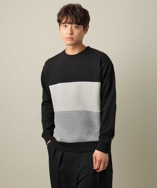 a.v.v（アーヴェヴェ）の「【大人に着映える】フクレジャカードプルオーバー（Tシャツ/カットソー・メンズ・アイボリー/ブラック/ホワイト・44/46/48/50/52）」の16枚目の写真