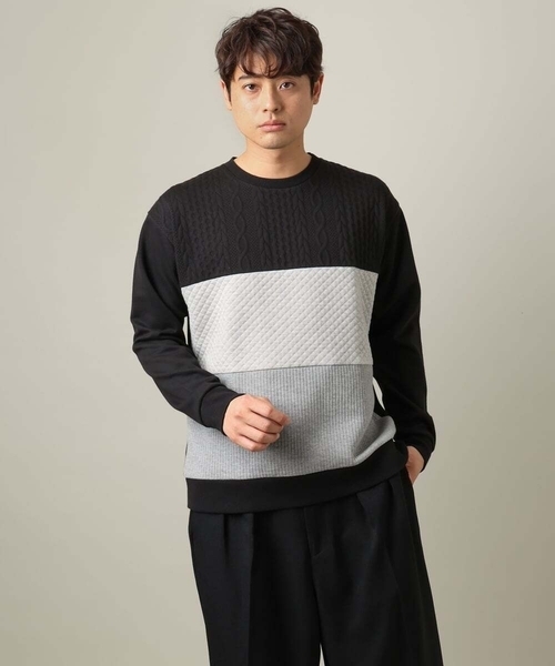 a.v.v（アーヴェヴェ）の「【大人に着映える】フクレジャカードプルオーバー（Tシャツ/カットソー・メンズ・アイボリー/ブラック/ホワイト・44/46/48/50/52）」の17枚目の写真