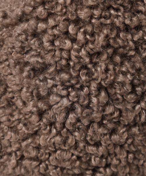 A part by（アパートバイ）の「【別注】LE VERNIS ボアバッグ（ハンドバッグ・レディース・ブラウン/アイボリー・FREE）」の12枚目の写真