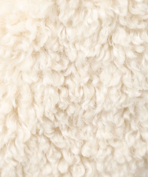 A part by（アパートバイ）の「【別注】LE VERNIS ボアバッグ（ハンドバッグ・レディース・ブラウン/アイボリー・FREE）」の15枚目の写真