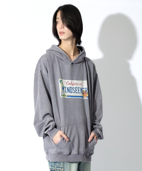 mindseeker（マインドシーカー）の「Number Plate Light Hoodie（パーカー・メンズ・ブラック/パープル/グレー・M/XL/L）」の16枚目の写真
